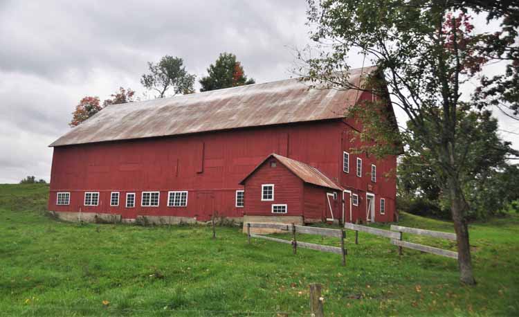 red barn